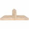 Ekena Millwork Portland Smooth Timber Gable Bracket, Douglas Fir, 36"W x 18"H x 3 1/2"D x 5 1/2"F, 12/12 Pitch GBW036X18X0406POR00SDF - alternate 4